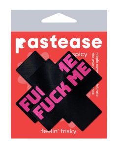 Pastease Premium Fuck Me Plus - Black/Pink O/S