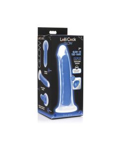 Curve Toys Lollicock Glow In The Dark Silicone Dildo