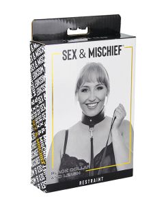 Sex & Mischief Leash & Collar - Black